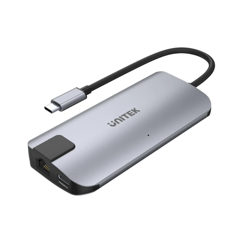 Unitek Y-DK09016 5-in-1 USB-C Ethernet Hub with Dual Monitor and 60W Power Delivery Unitek Y-DK09016 5-in-1 USB-C Ethernet Hub with Dual Monitor and 60W Power Delivery